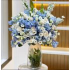 45| Blue and white vase