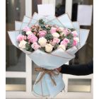 21|Pink & White Bouquet