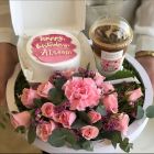 29| Coffee mini Cake and Flowers