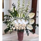 EA 20| White flower Vase