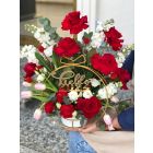 46| stand with flowers