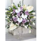 9| White & Purple Vase