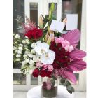 4| Pink & Red Vase