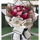 54|Fuashia and Pink bouquet