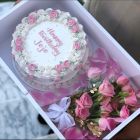 33| Cake Box with Flowers