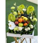 02| Fruits basket with flowers