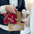T08| Flowers Stand with coffee