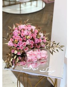 EA 9| Pink Flowers with Stand