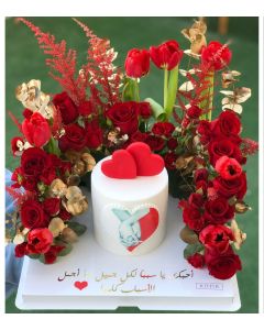 2| Cake and Flowers