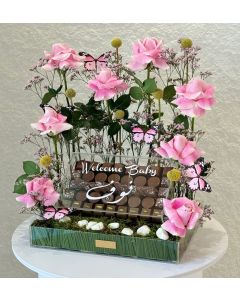 C11| Chocolate with flowers