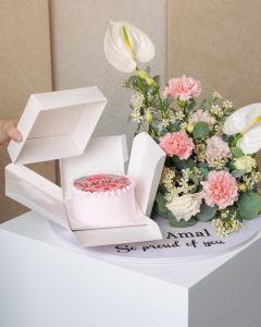 T19| Cake and flowers