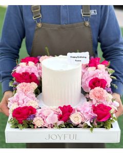 230| Cake and flowers