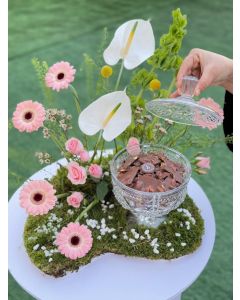 C8| Chocolate with flowers