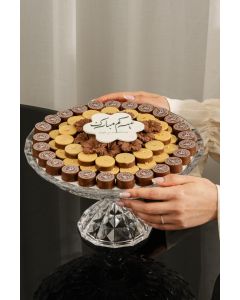 E18| Crystal chocolate plate