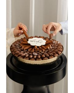 E20| Gold plate with mix chocolate 