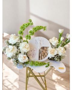 863| Maamoul Tart & Flowers 